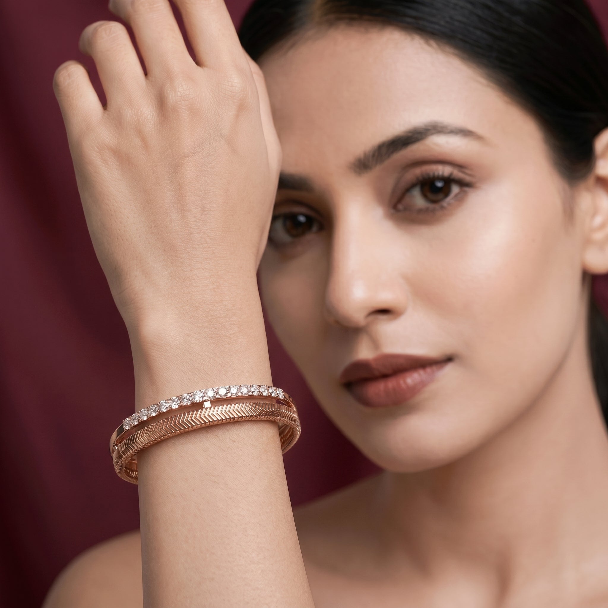 Aurielle Crystal Cuff