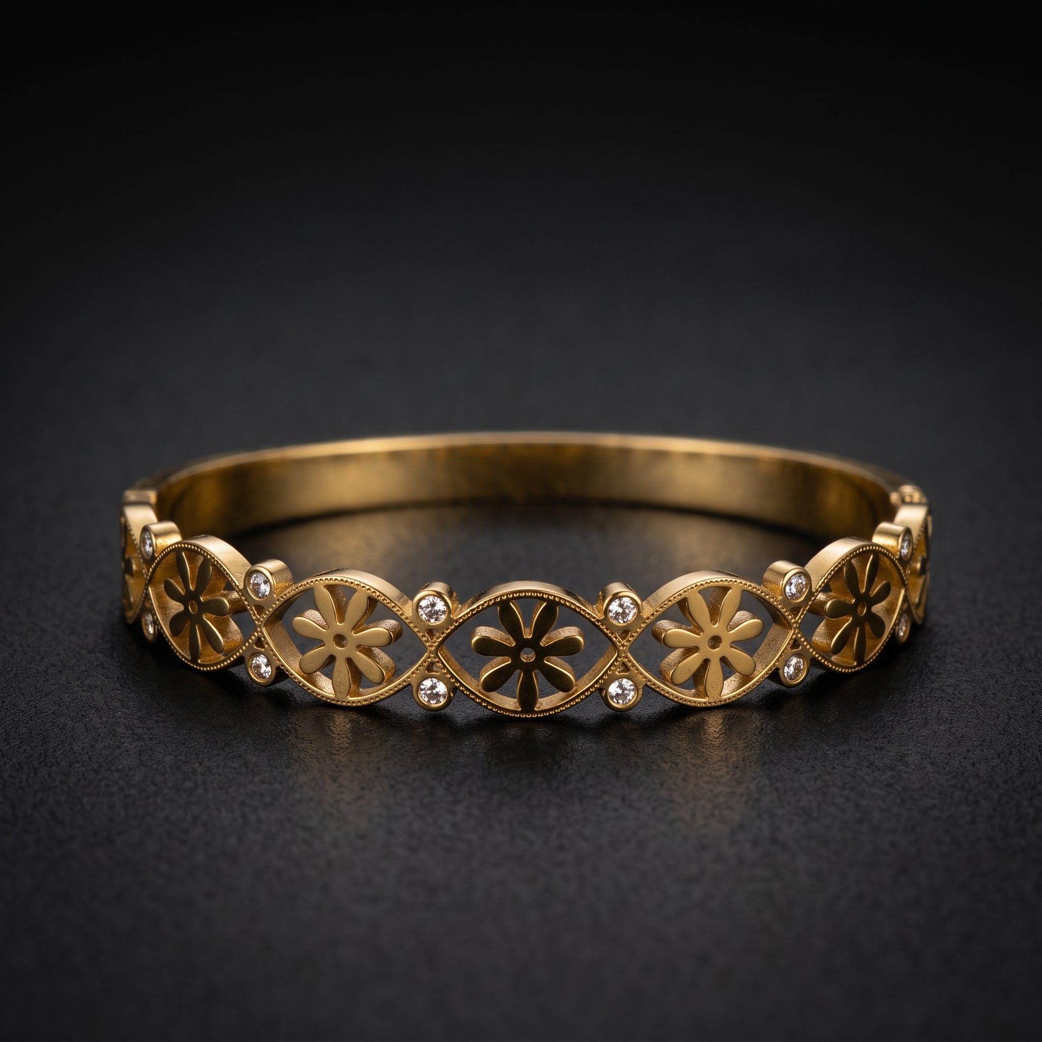 Amara Floral Filigree Bracelet