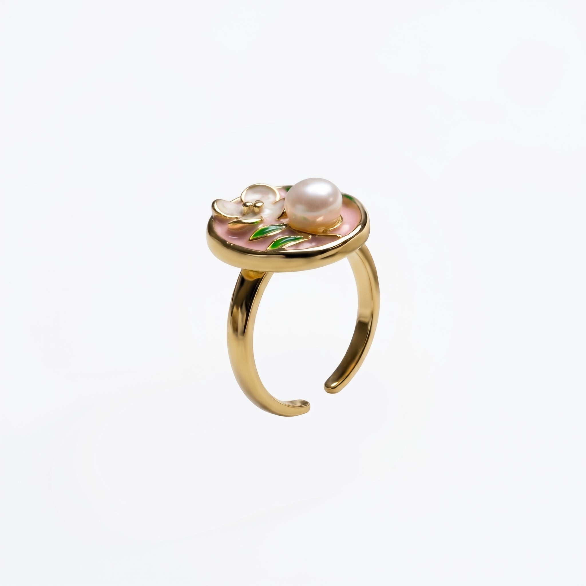 Cherry Blossom Pearl Ring