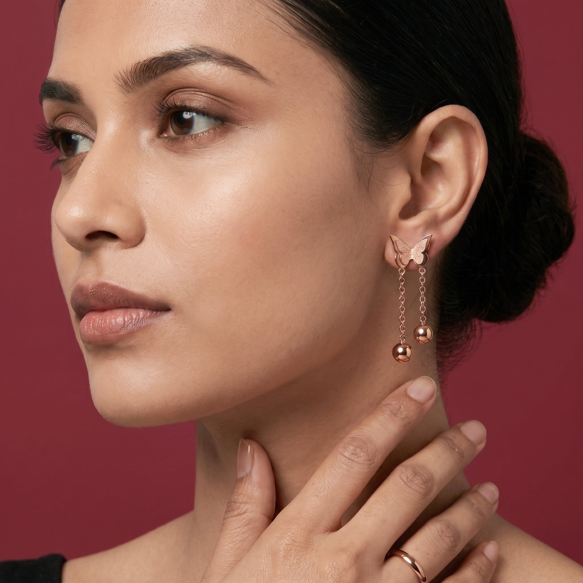 Flutter Glow Drop Earrings ✨