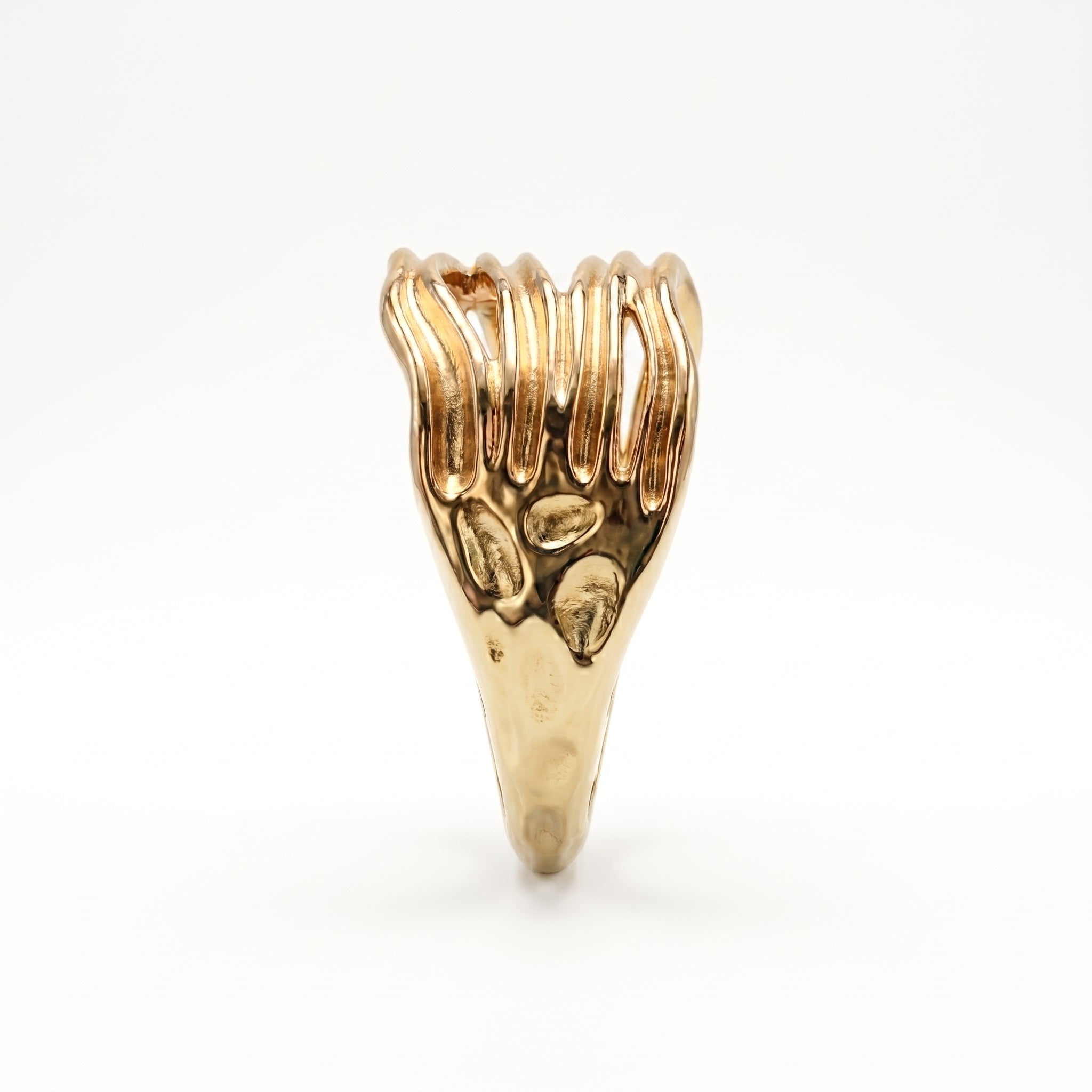 Sculpted Gold Ring