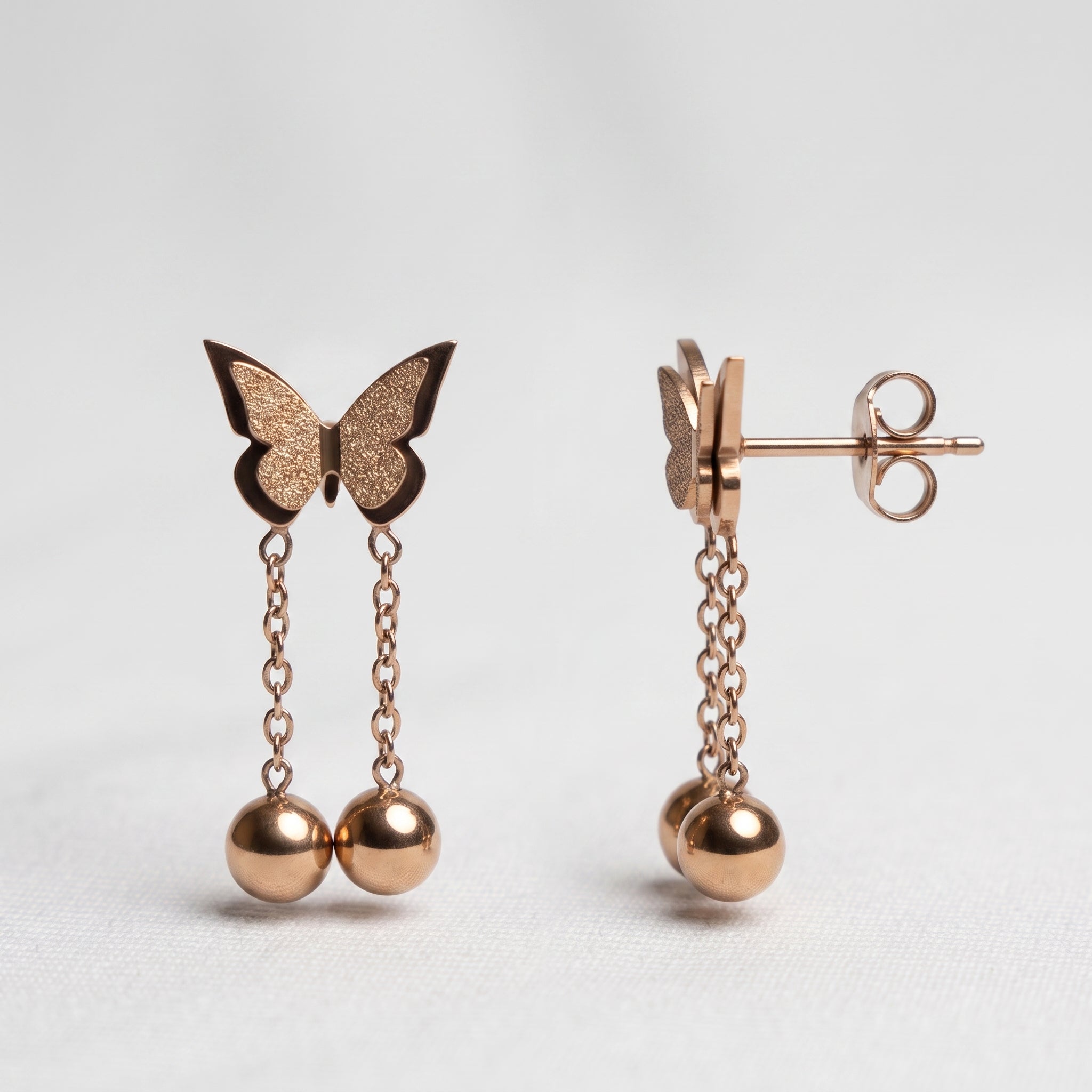 Flutter Glow Drop Earrings ✨