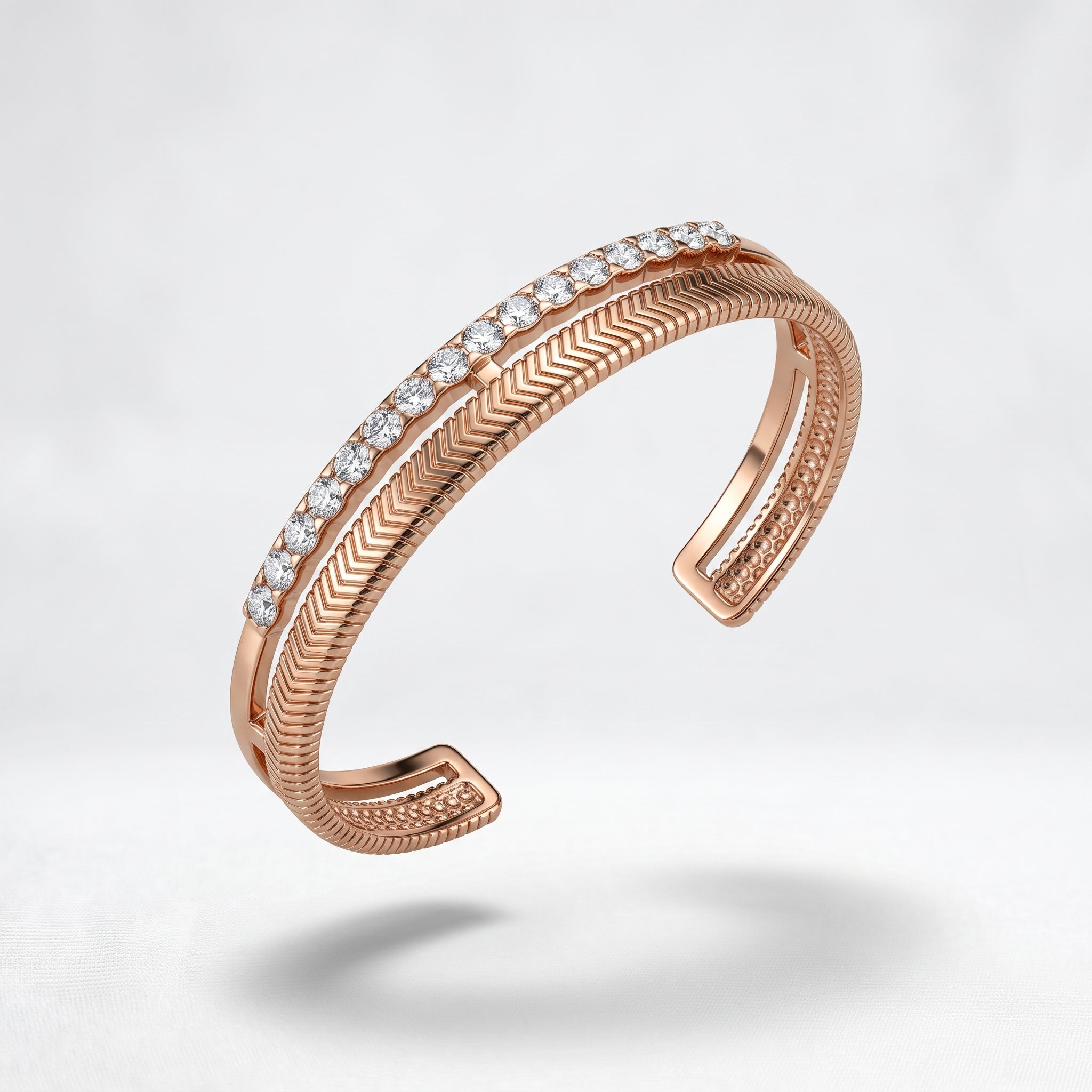 Aurielle Crystal Cuff
