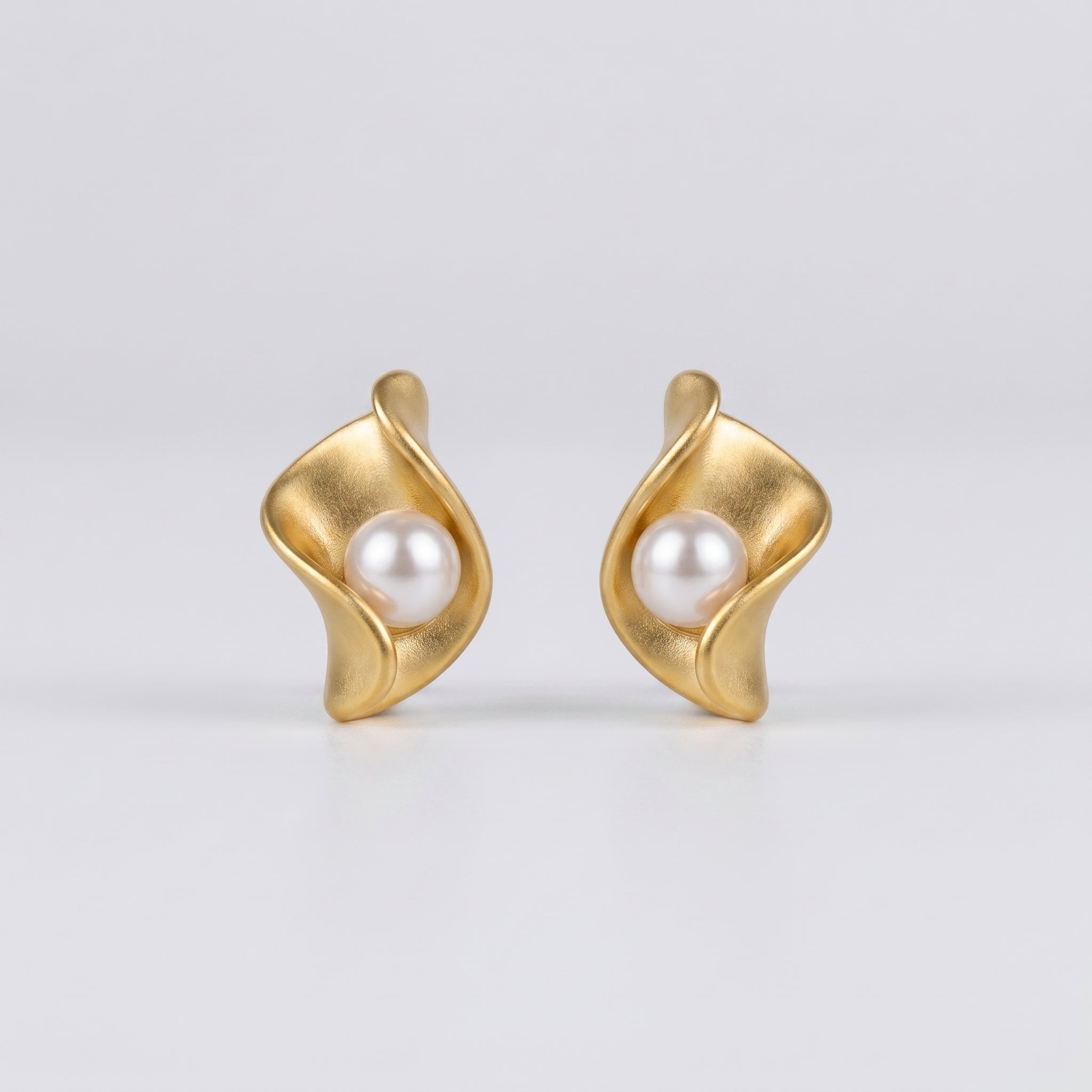 Aurora Pearl Wrap Earrings