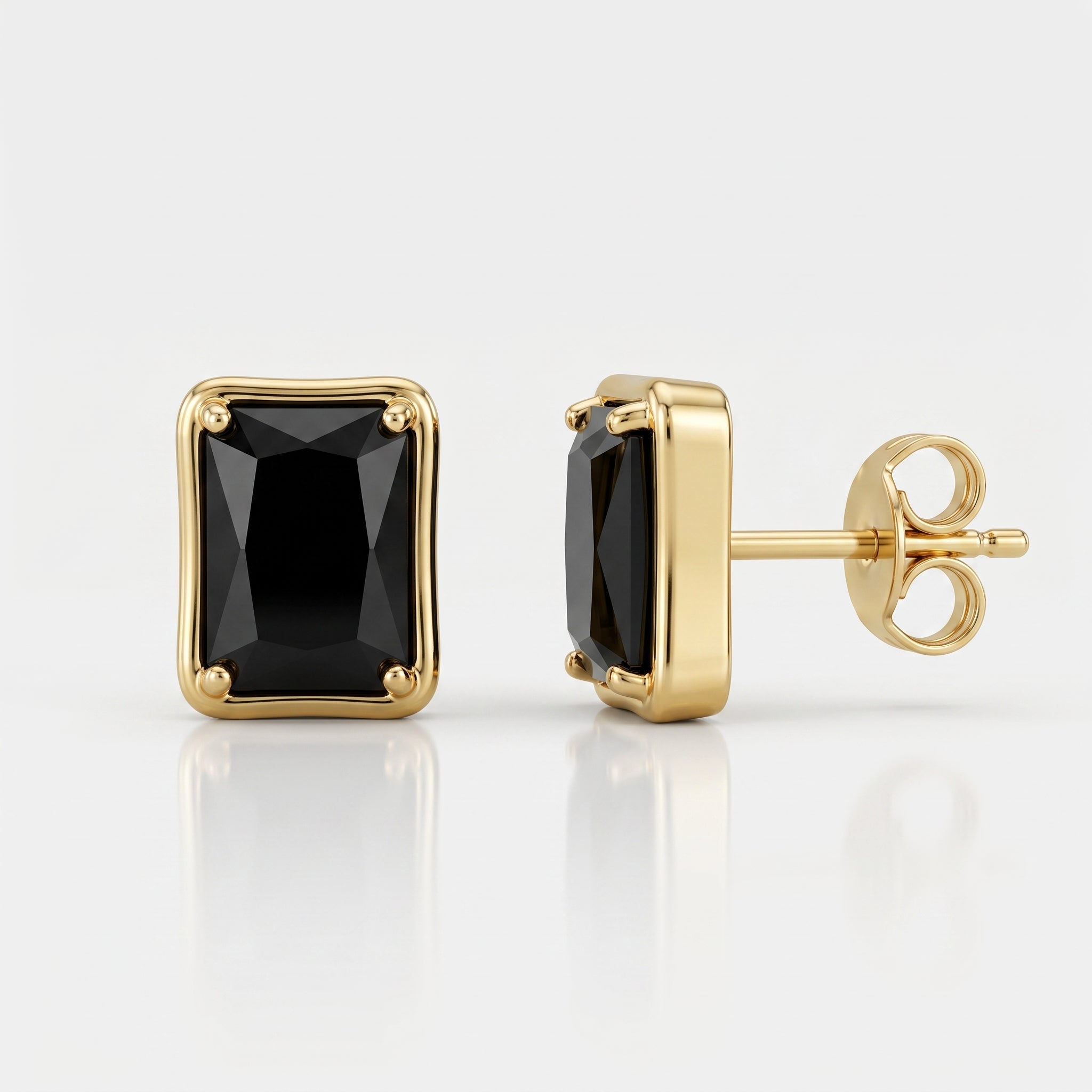 Midnight Noir Stud Earrings