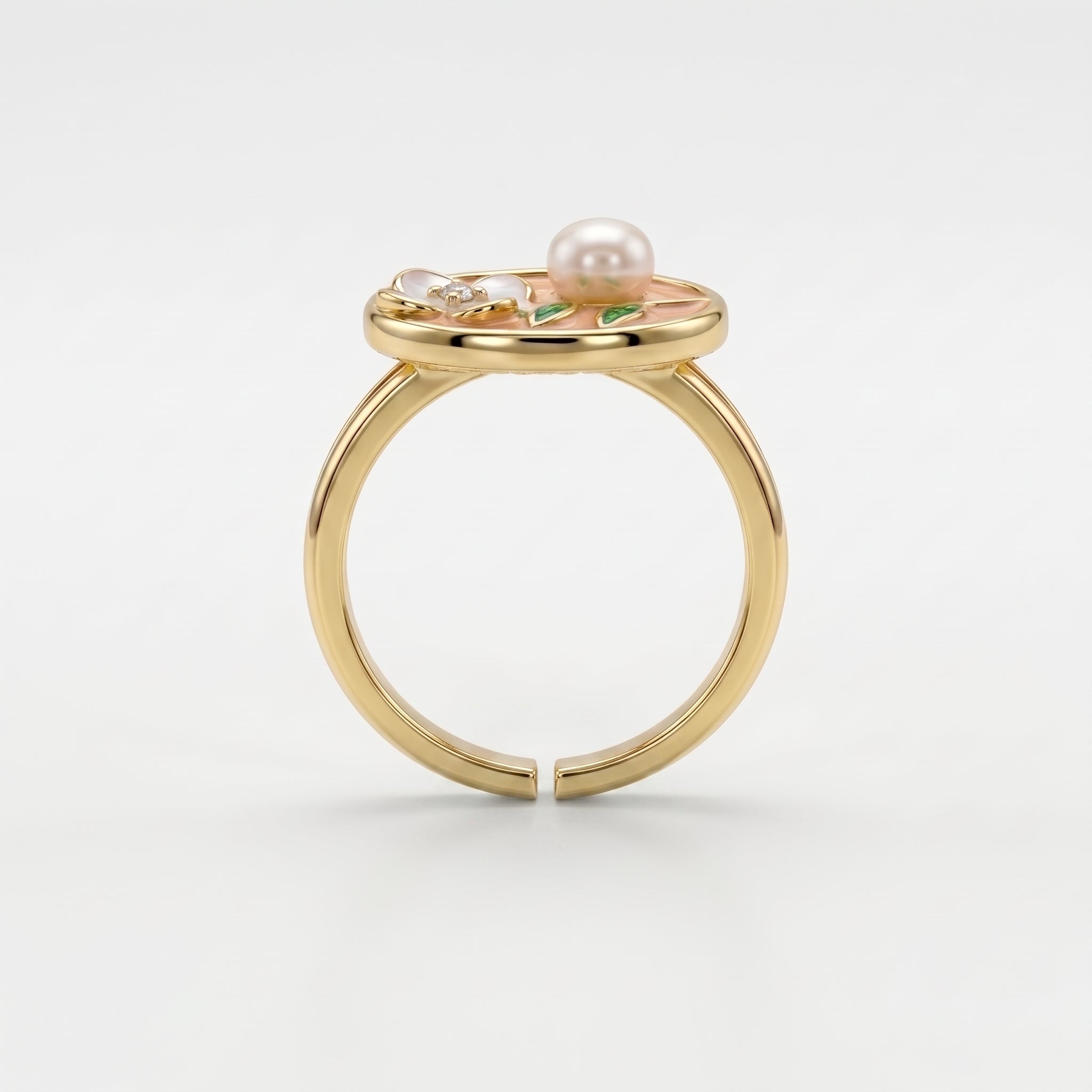 Cherry Blossom Pearl Ring