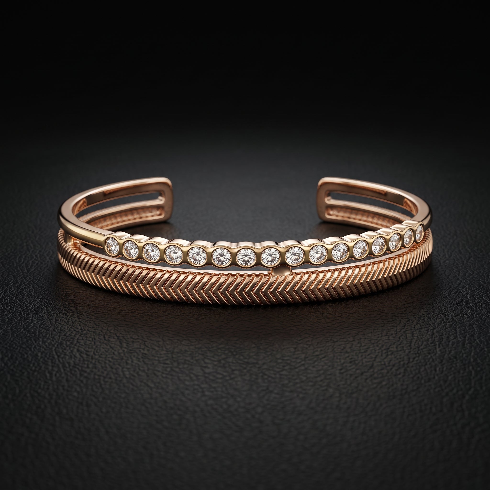 Luxe Chevron Sparkle Bracelet