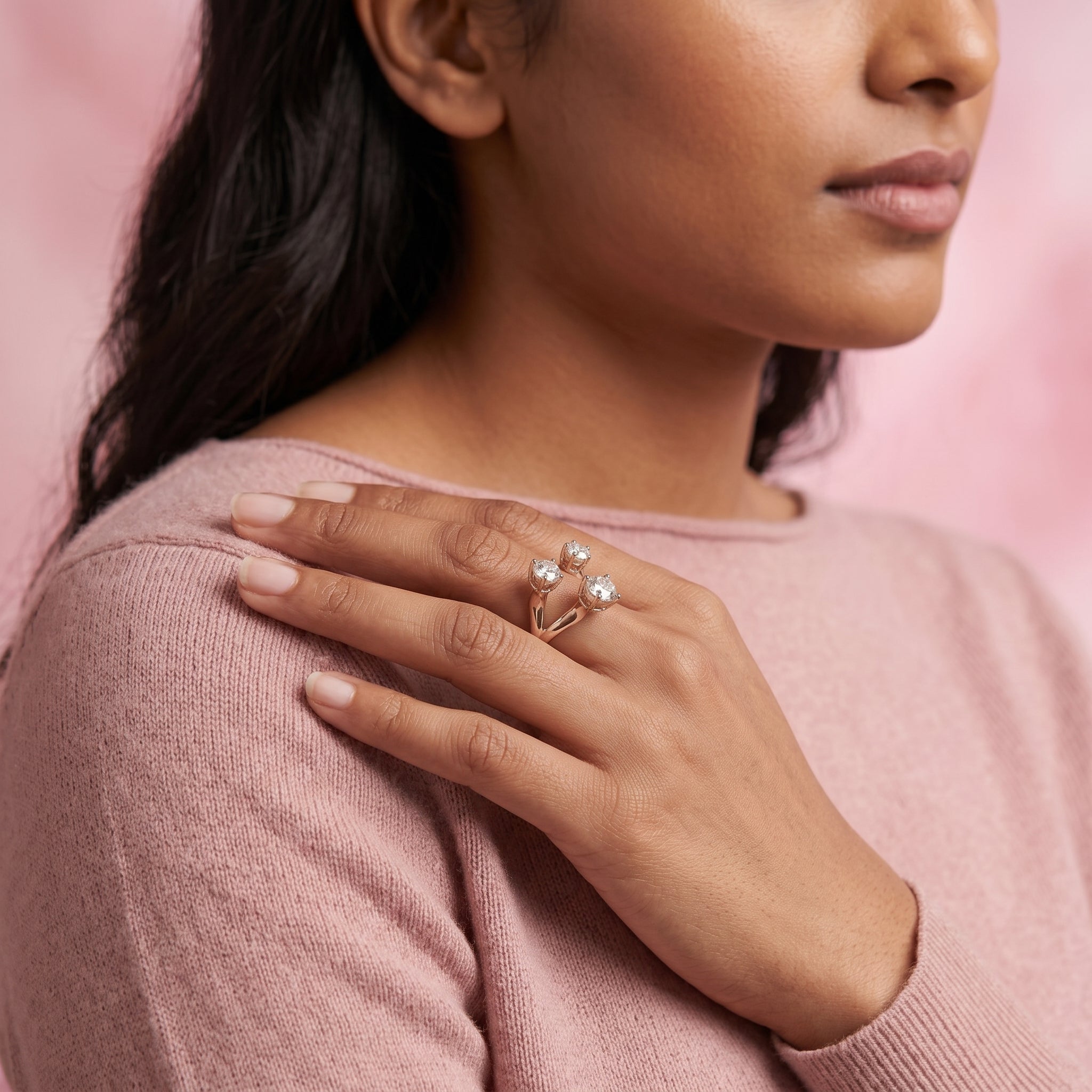 Verona Tri-Gemstone Ring