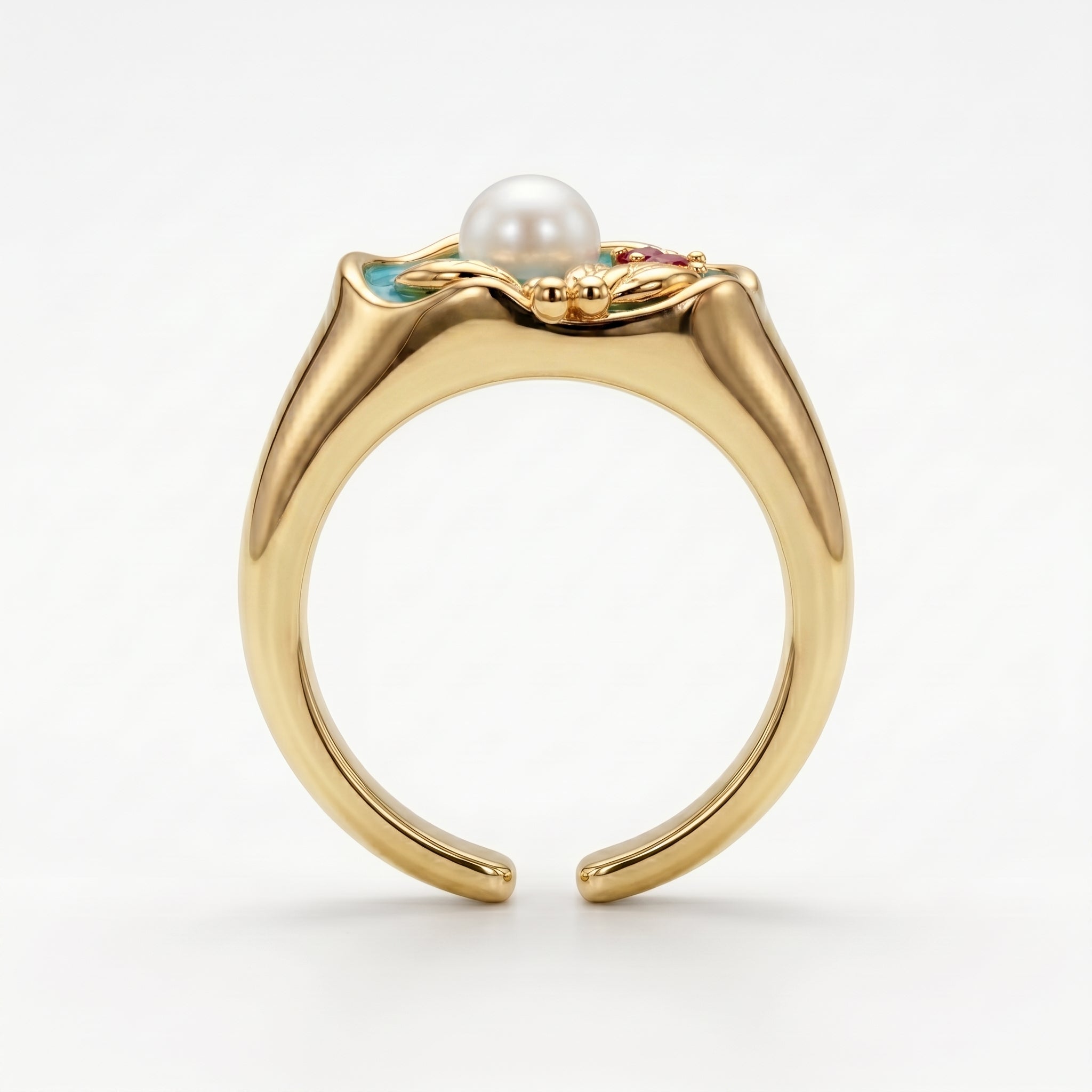 Ocean Pearl Bloom Ring