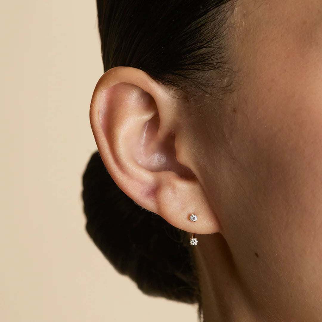 Diamond Ear Jacket in Solid Gold