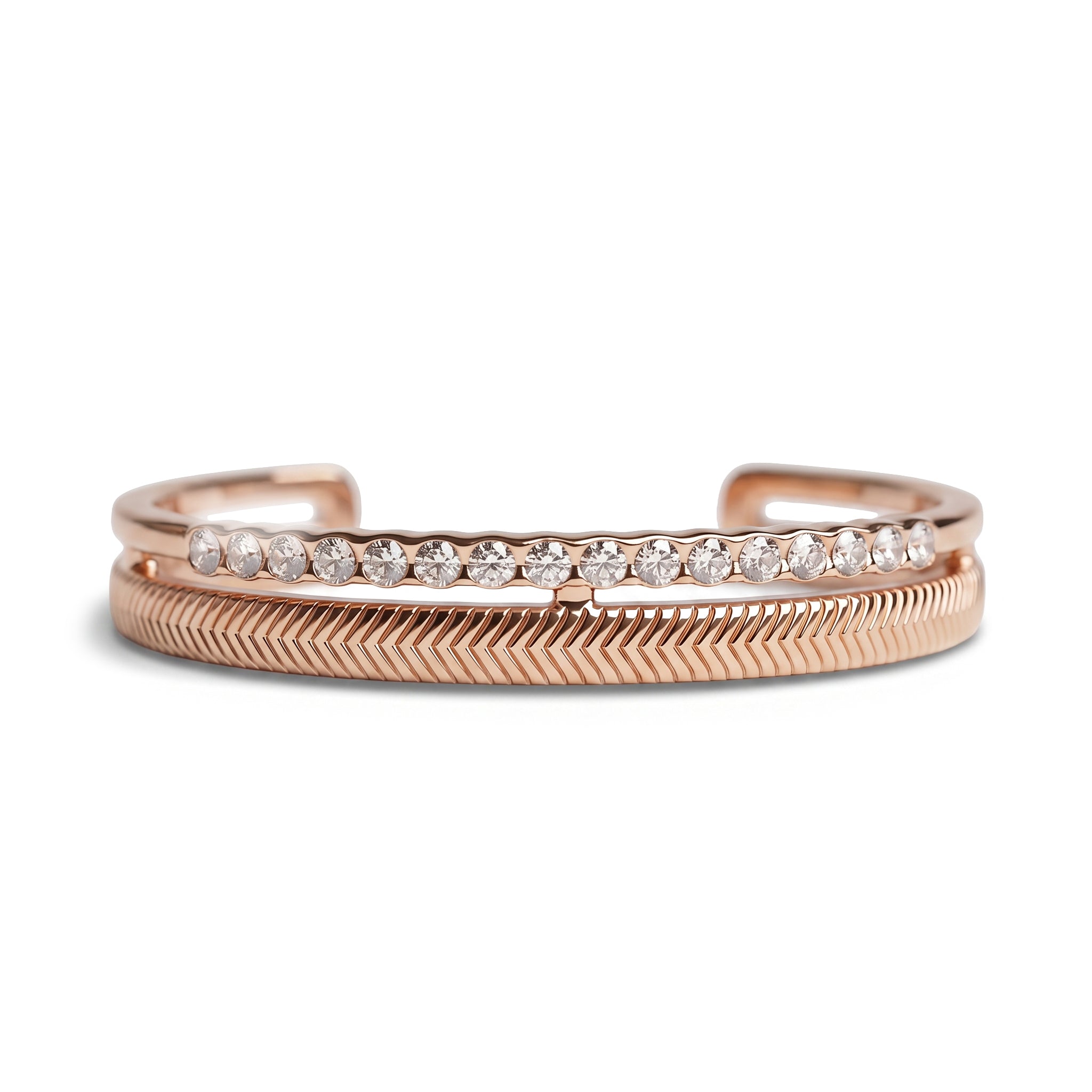 Luxe Chevron Sparkle Bracelet
