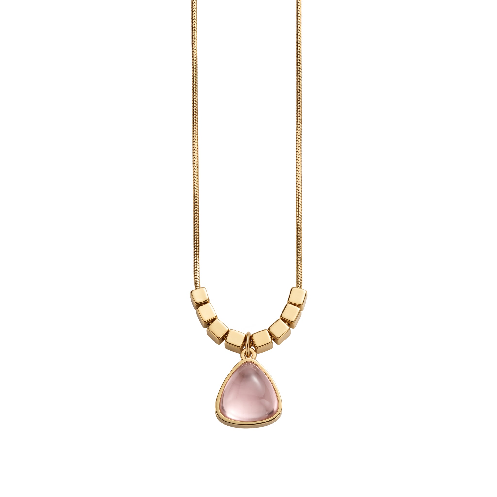 Rosé Aura Pendant Necklace