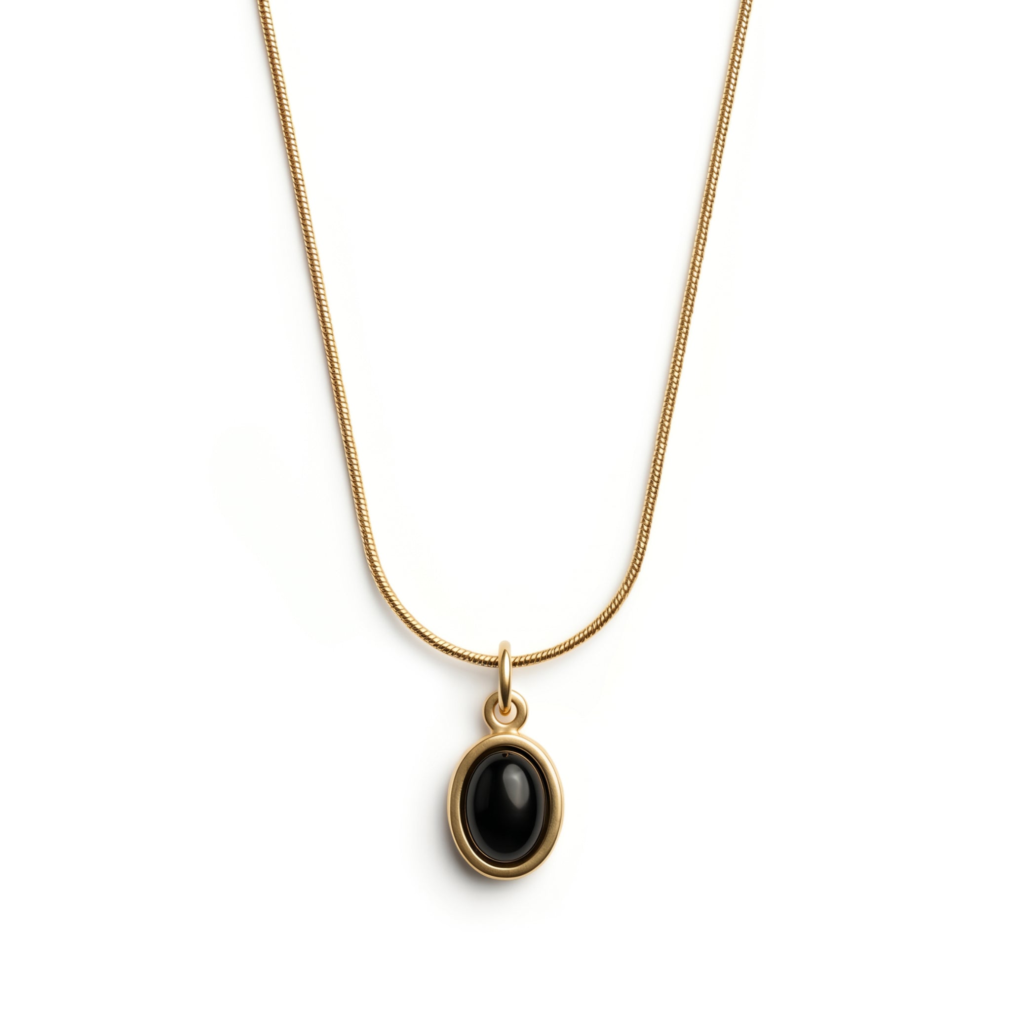 Midnight Onyx Pendant Necklace