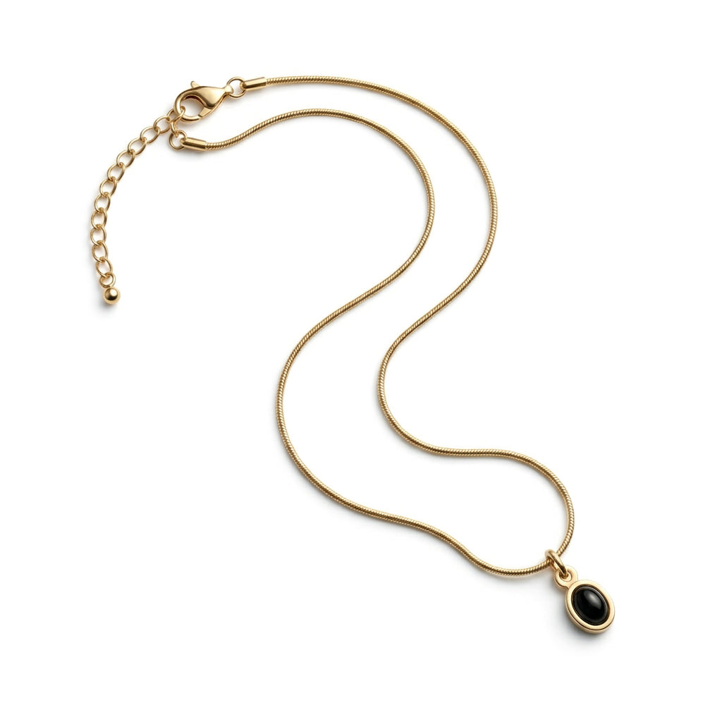 Midnight Onyx Pendant Necklace