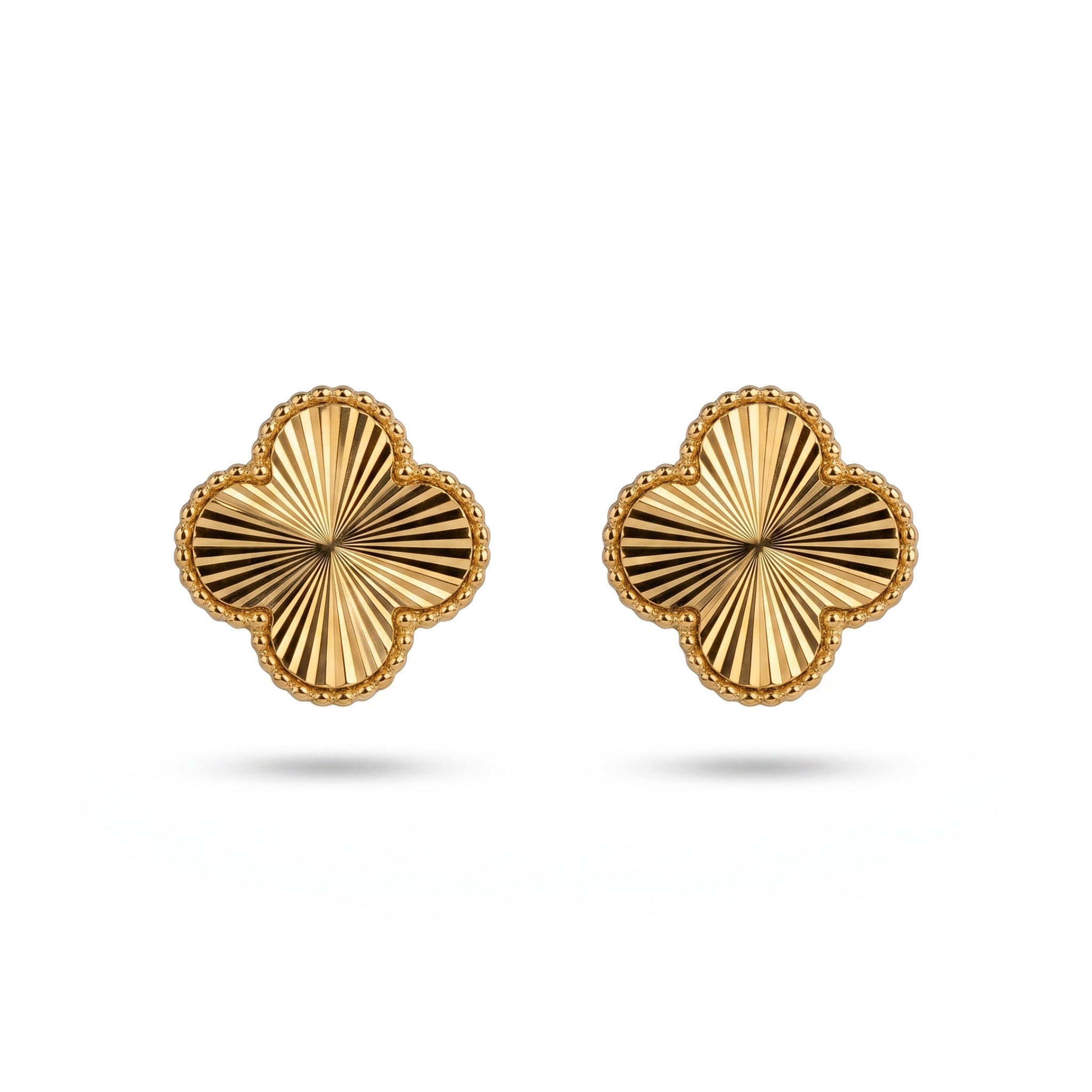 The Sunburst Clover Stud Earrings