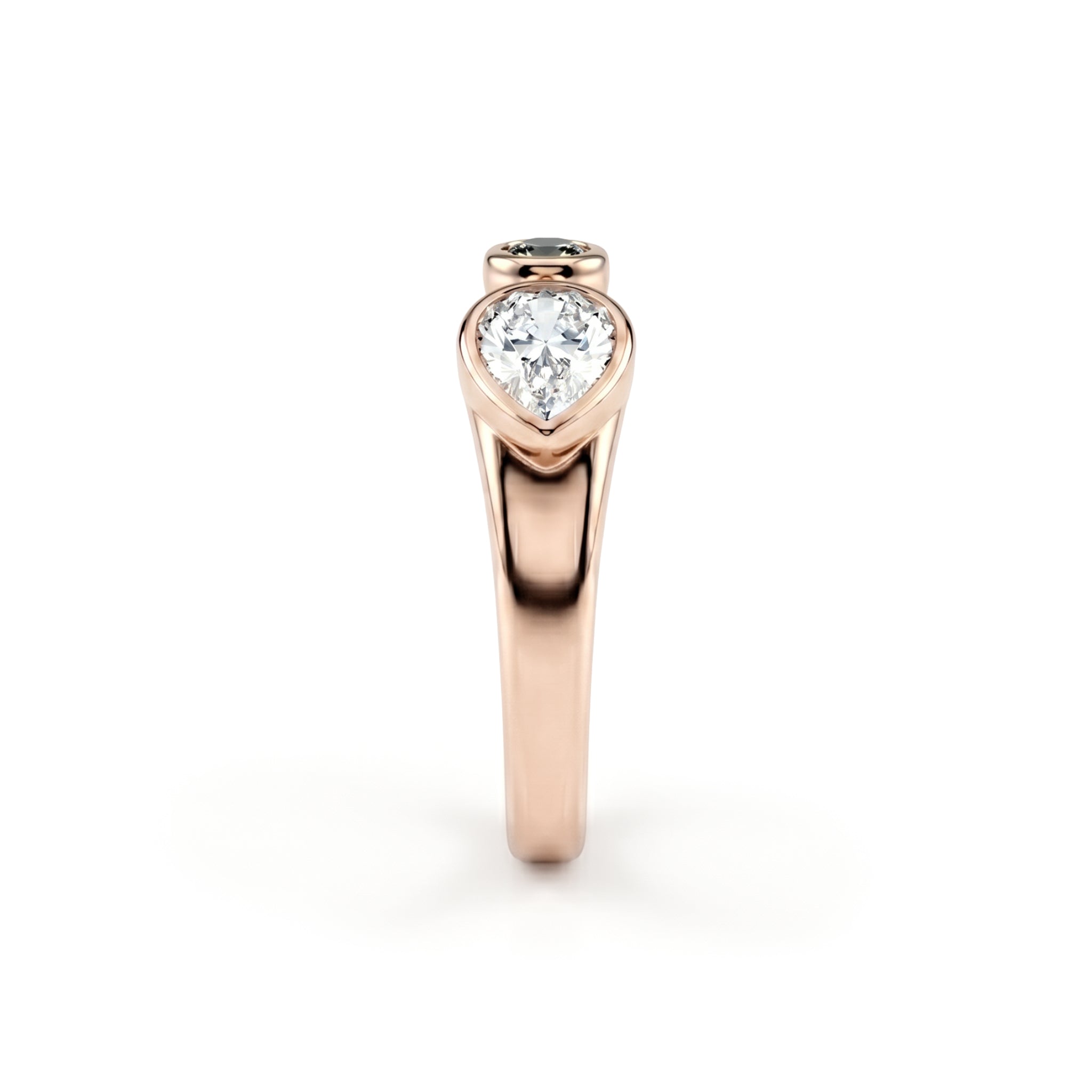 Aura Teardrop Open Ring